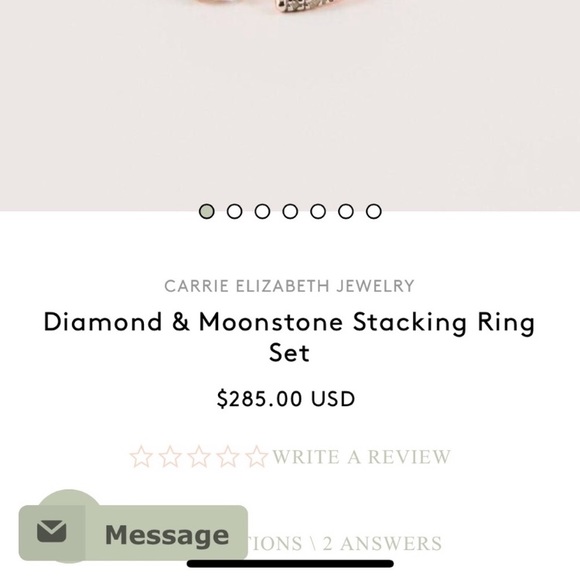 Local eclectic stackable rings - Picture 7 of 8